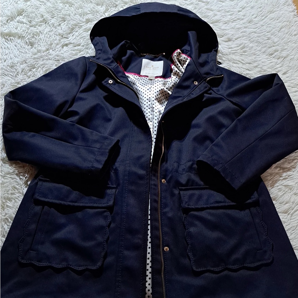 Kate Spade Winter Jacket Dark Blue - Medium